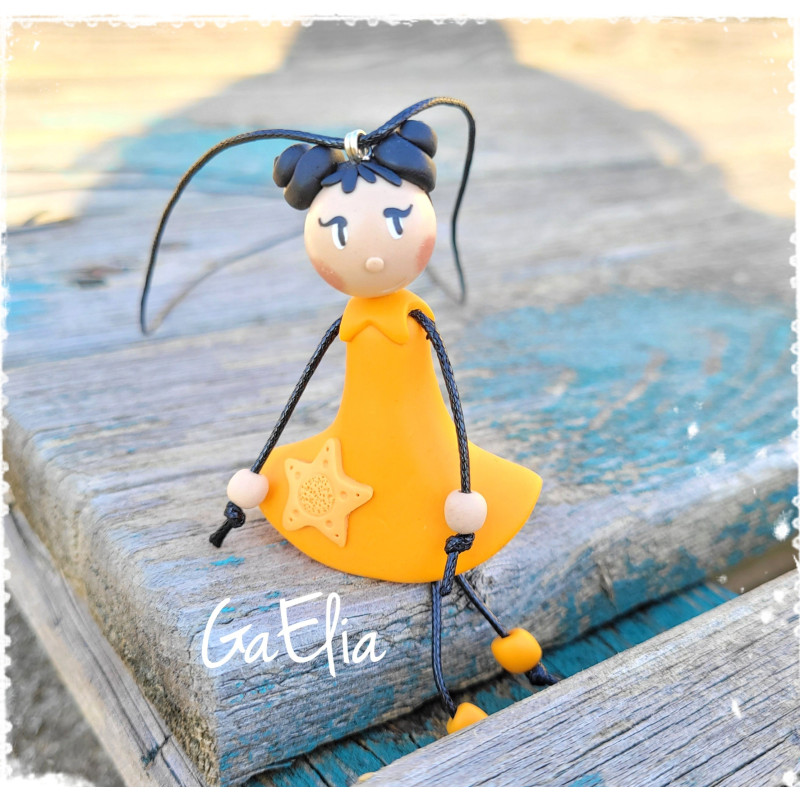 Petite figurine bijou - Figurine en Fimo - Création GaElia