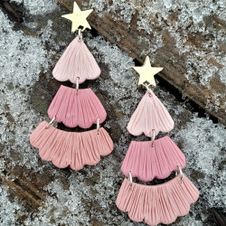 Boucles d’Oreilles Sapin de Noël - Argile Polymère, Esprit Festif | GaElia