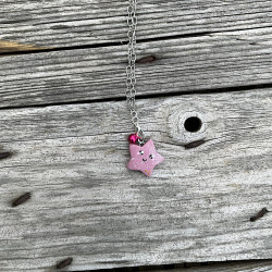 Collier Kawaii Étoile en Argile – Plusieurs Coloris Disponibles - GaElia