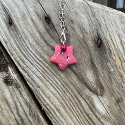 Collier Kawaii Étoile en Argile – Plusieurs Coloris Disponibles - GaElia