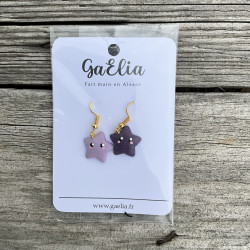 Boucles d'Oreilles Dépareillées Kawaii – Étoiles Fantaisie Adorables | GaElia