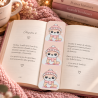 Marque-page Loutre Kawaii - Douceur et Magie de l’Hiver