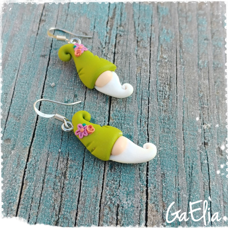 Boucles gnomes de noël