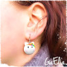 Boucles d'oreilles Licorne Arc-en-ciel – Bijoux Kawaii en Argile