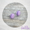 Boucles d'oreilles mini macarons en fimo - Création de GaElia